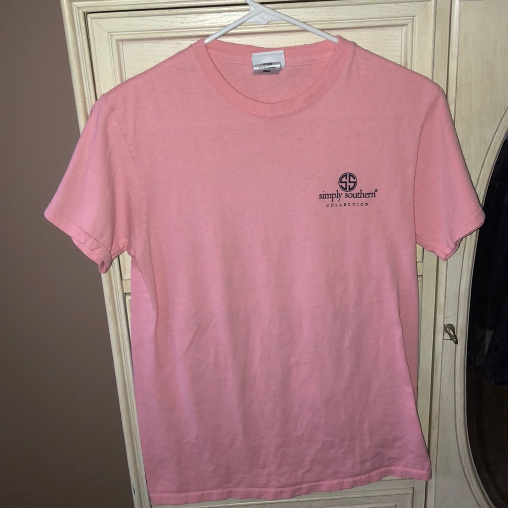 Light pink Simply Southern t-shirt
